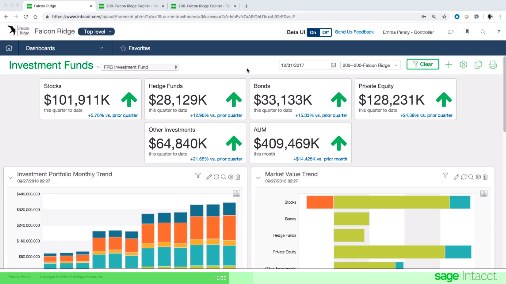 Wealth Management Accounting Software Sage Intacct